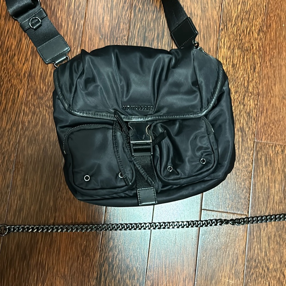 MZ Wallace cross body bag rare style with extra removable chain